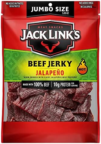 Jack Link's Beef Jerky, Jalapeno, 5.85oz