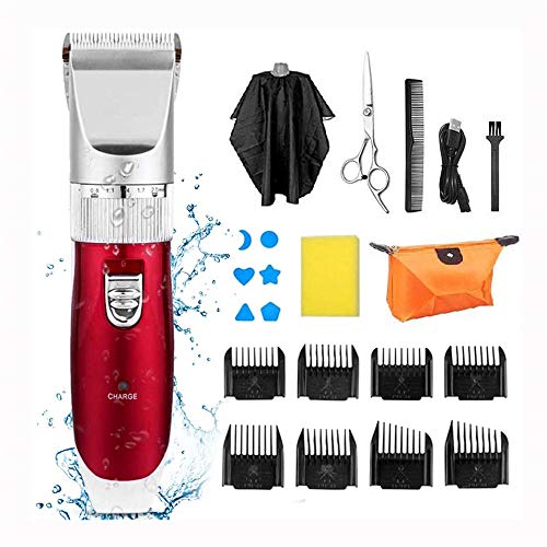 Elektrischer Haarschneider Haarschneider Bart Maschine Haarschneidewerkzeuge Professionelles wiederaufladbares Friseur-Pflegeset für Männer