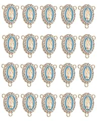 5-20pcs-virgen de guadalupe-lake blue