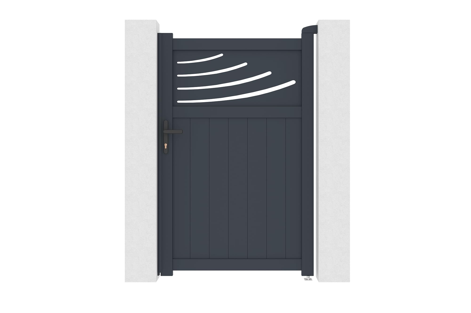 Casanoov Portillon 1m HALTI H.160cm aluminium gris