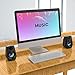 immagine 8Smalody, altoparlanti per computer con subwoofer, sistema audio 2.1 alimentato, LED colorato, altoparlante multimediale con Bluetooth/Line-in/FM/USB e TF