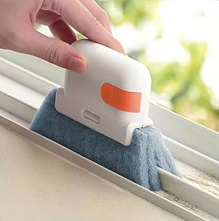 Magic - Kit de cepillo limpiador de rieles de ventanas, diseño 3 en 1 para puertas correderas, rejillas de ventilación de coche, teclados, herramientas de limpieza de ventanas con cabezales de