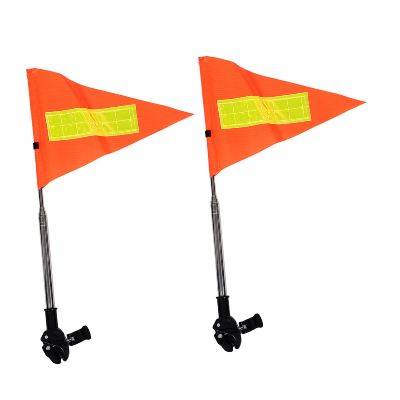 UKCOCO 2piezas Bandera De Seguridad Telescópica para Carritos De Golf Bandera Reflectante Ajustable para Sillas De Ruedas y Actividades