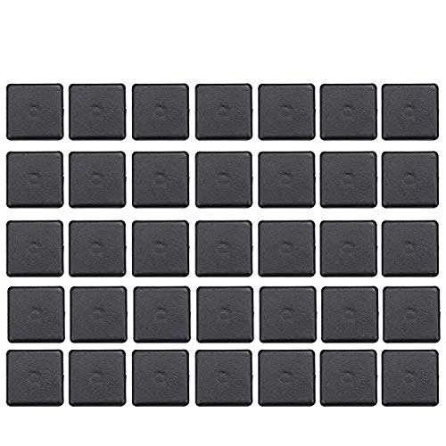 JJ. Accessory Perfiles de aluminio cubierta de tapa final 50 piezas cubierta de tapa final sujetadores de plástico negro para perfiles de aluminio estándar de la UE 2020/3030/4040 (EU Standard 2020) Cover