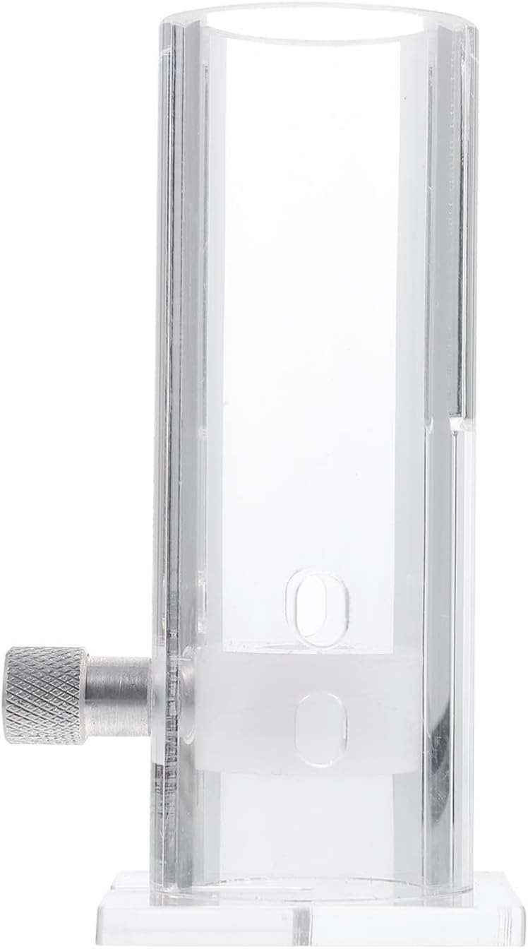Mipcase Lab Cages Restrainer Mouse Restrainer Acrylic Transparent Mice Restrainer for 35-45G Gram Mice Fixing Tool