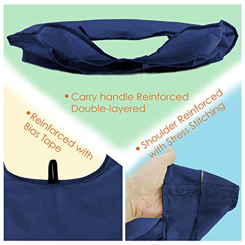 Image of BeeGreen Rolled Up Grocery Bags Reusable Shopping Bags Foldable for Groceries