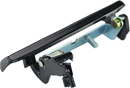 Miniatura 267 de TRQ Manija de la puerta exterior trasera izquierda del lado del conductor negra compatible con Honda Civic 2001-2005