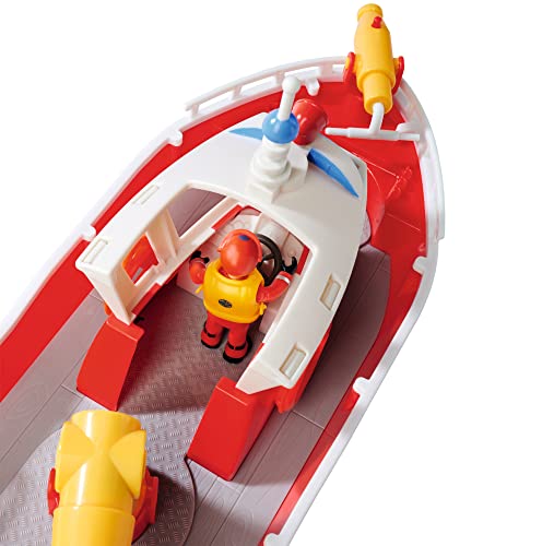 Simba 109252580 - Barca Da Pompiere In Titanio, 32 Cm, Giocattolo Galleggiante, A Partire Dai 3 Anni, Giocabile Sulla Terra E Nell'acqua, Giocattolo Da Bagno Con Cannoni Ad Acqua E Statuetta - 10