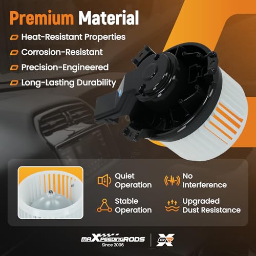 Image of maXpeedingrods HVAC Blower Motor with Fan Cage 700333 for Honda CR-V 17-23 Odyssey 18-23, for Subaru lmpreza 17-22 Crosstrek 18-23 Legacy Outback 20-22, AC Heater Blower Motor # PM4818 BM10092C