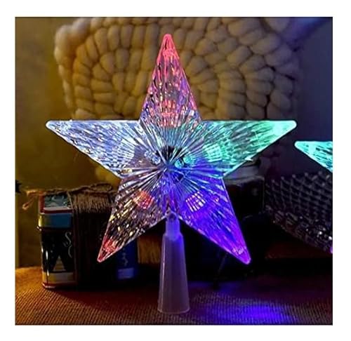 Estrela de Natal Iluminada com Luzes LED Coloridas