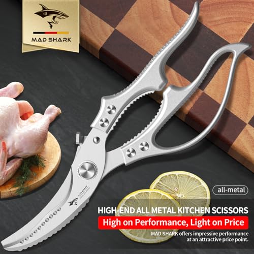 Mad Shark Poultry Shears, Kitchen Scissors For Food thumb #1