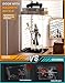 COOLTAKU Clear Acrylic Display Case, Front-Open Door with Magnetic Buckle, Assemble Display Box, Dustproof Protection Showcase for Figures, Collections, Models, Toys (6x6x10 inch, 15x15x25 cm)