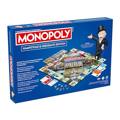 Winning Moves Hampstead & Highgate Monopoly Regional Monopoly Board Game, Standard - Image 3