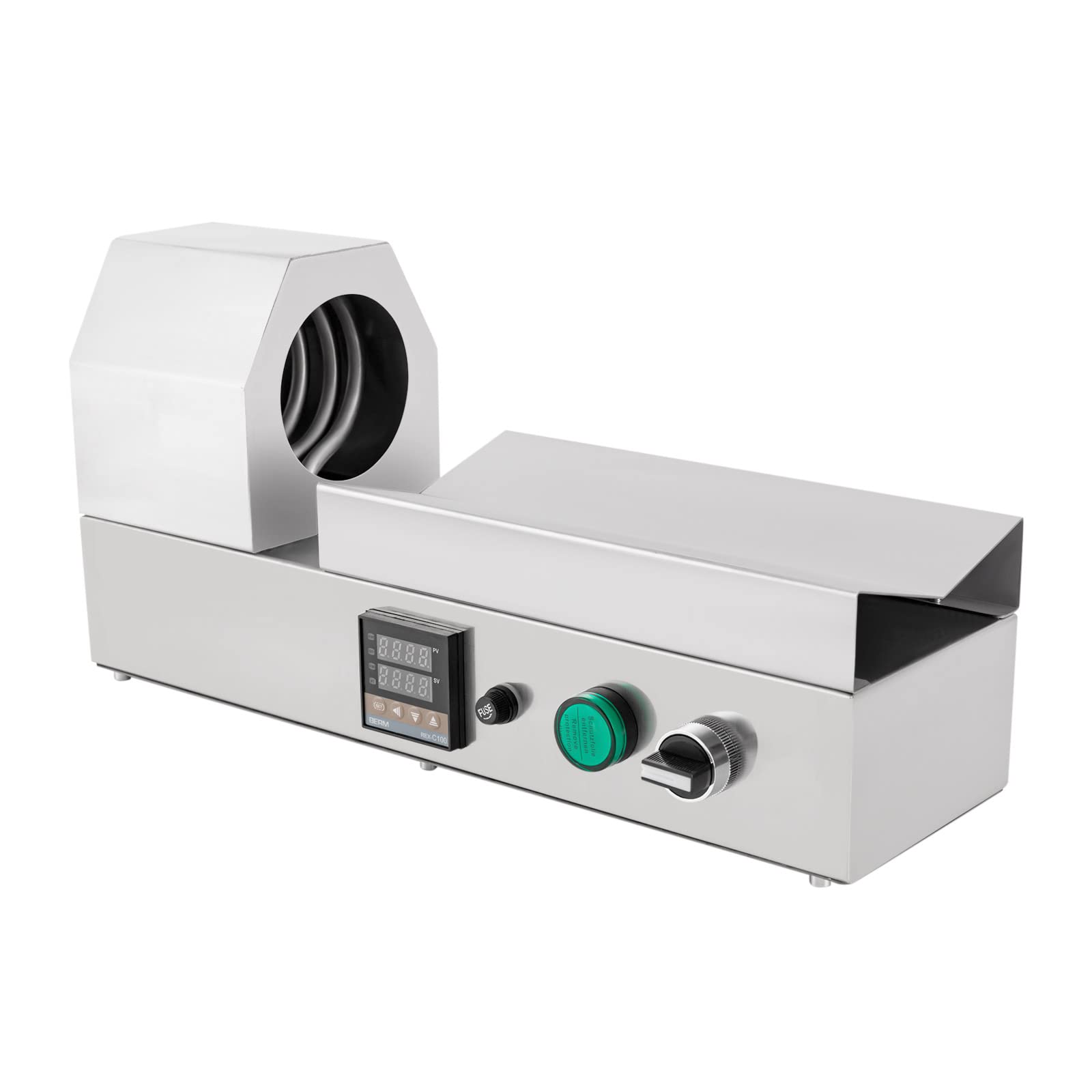 Electric PVC Capsule Shrinker, 110V 1000W Bottle Sleeve Shrink Sealing Machine, 700 bottles/hr high efficiency Thermostatic Wine Bottle Cap Wrap Heat Shrinking Machine, Adjustable Temperature 32-752?