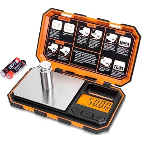 Fuzion Digital Pocket Scale, 200g x 0.01g, 6 Units Conversion Mini Scale with LCD Display, Tare Function for Food, Jewelry, Medicine, Coffee (Battery Included) Cover