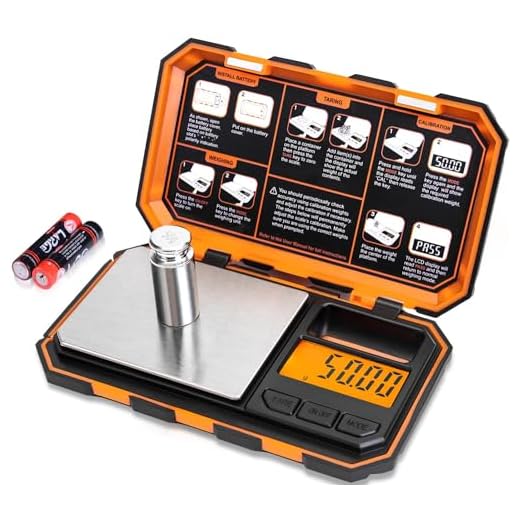 Fuzion Digital Pocket Scale, 500g x 0.01g Gram Scale, Mini Scale 6 Units Jewelry Scale with LCD Display, Tare Function for Food, Jewelry, Coin, Coffee