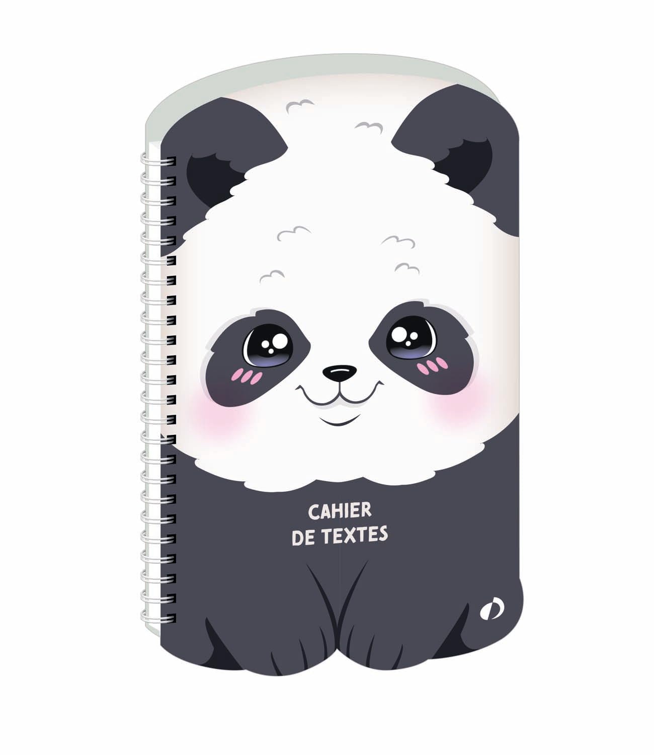 QUO VADIS - Spiral-bound Notebook - French - Kawaii - Multi-Coloured - Daily - 15 x 21 cm - Clairefontaine White Paper - Made in France