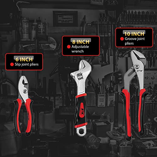 Image of Performance Tool W1733 3pc Plier and Wrench Set