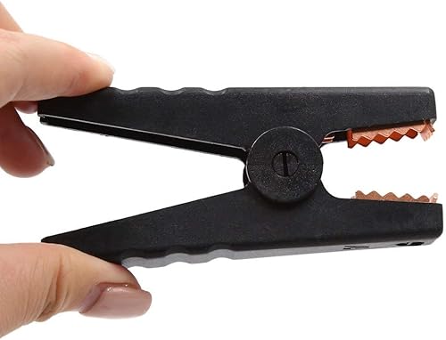 Miniatura 3 de RANIT Par 50A Batería de Coche Aislado Positivo Negativo Electrodo Alligator Clip