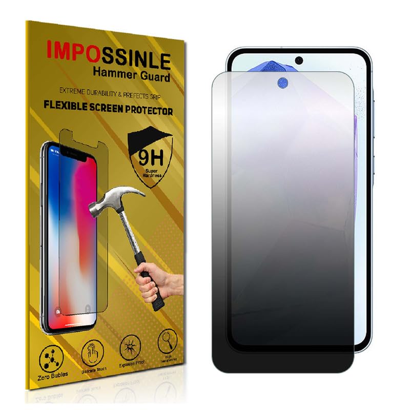Image of FCS Front (Matte) Anti Shock Screen Protector for Samsung Galaxy A35 5G Screen Protector | 9H Hardness Flexible (Matte)