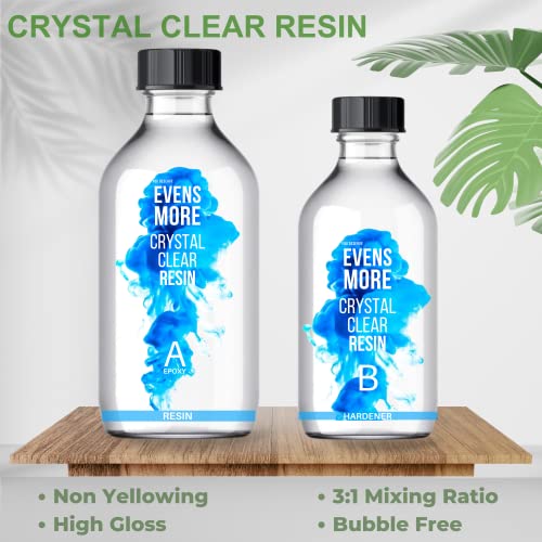 Image of Evens More DIY Resin Art Clock Making Kit - Resin, 12 inch Round MDF Sheet, Pigments, Clock Machine, and More