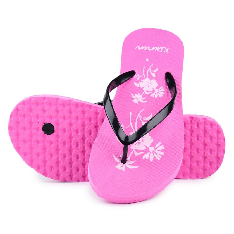 Hawai Chappal Rubber Flip Flops Slippers, Comfortable & Ultra-Light, Waterproof Non-Slip Thong (Pack of 1)-image-48