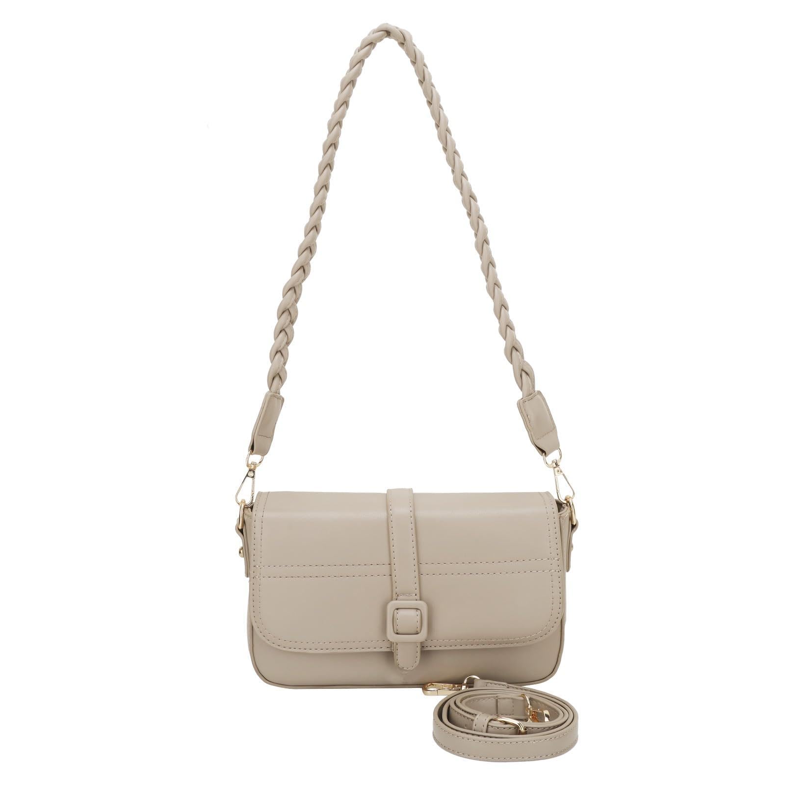 SIBY PU Leather Shoulder Sling Bag for Women- Versatile Crossbody Purse with Detachable Strap, Travel Outdoor Mini Bag-GRAY (B0CBWYR2J1) Amazon Price History, Amazon Price Tracker