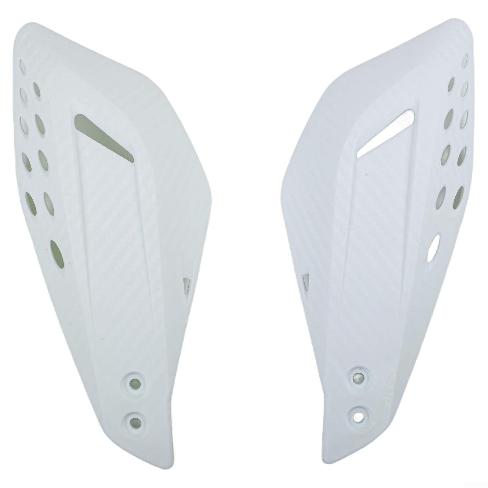 Motocross Hand Guards Dirt For Bike Handlebar Protectors For ATV UTV Hand Shields Windproof Brush Guards Off Road Hand Defenders Aluminum Alloy Handguard Set(white) — view 7
