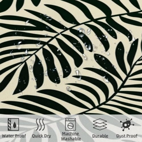 Rideau de douche tissu polyester lavable en machine vert sauge 200x200 cm - 3