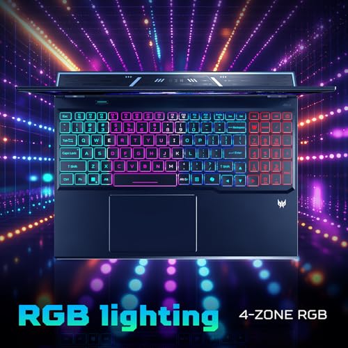 Acer Predator Helios Neo 16 AI PHN16-73-91XB Notebook Gaming, NVIDIA GeForce RTX 5070 8 GB GDDR7, Intel Core Ultra 9 275HX, RAM 32 GB DDR5, 1 TB SSD, Display 16" WQXGA 240 Hz DDS, Windows 11 Home - Notebook - Immagine 5