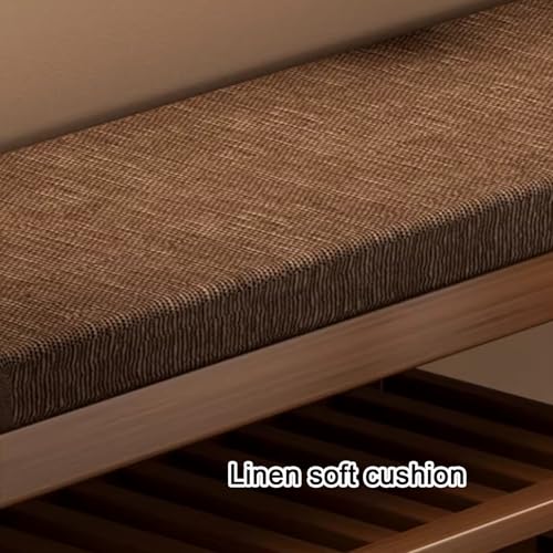 Banc à chaussures en bambou compact pour éliminer le désordre - 6