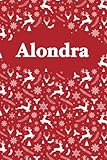 Photo Gallery alondra: personalized name notebook birthday gift for girls and women 6 x 9 in 120 lined pages, cristmas pattern design - perfect christmas and birthday gift for alondra Photo Gallery alondra: personalized name notebook birthday gift for girls and women 6 x 9 in 120 lined pages, cristmas pattern design - perfect christmas and birthday gift for alondra