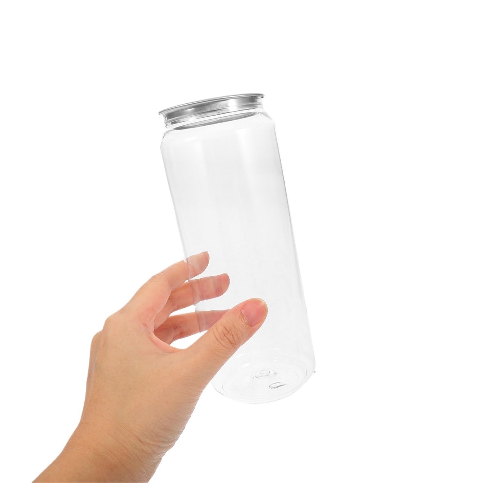 EnxJire Plastic Juice Bottles 10pcs 330/500ml Clear Plastic Beverage Bottles Leakproof Juice for Kitchen(500ml)