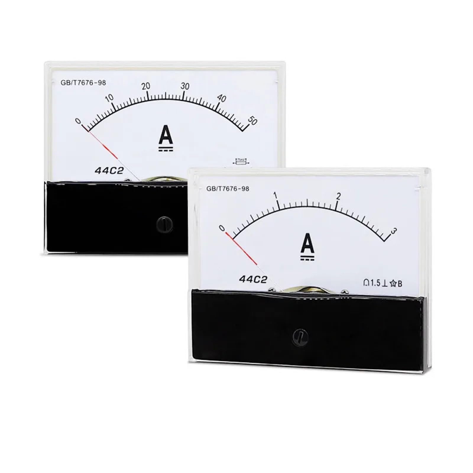 44C2 DC amperomierz analogowy panel pointer amperomierz 3A/5A/10A/15A/20A/30A/50A/100A/200A/300A/500A