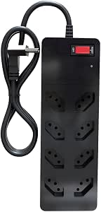 Filtro de Linha iCLAMPER Energia 8 com Proteção contra Surtos Elétricos(DPS) 8 Tomadas, Bivolt, Cabo de 1m