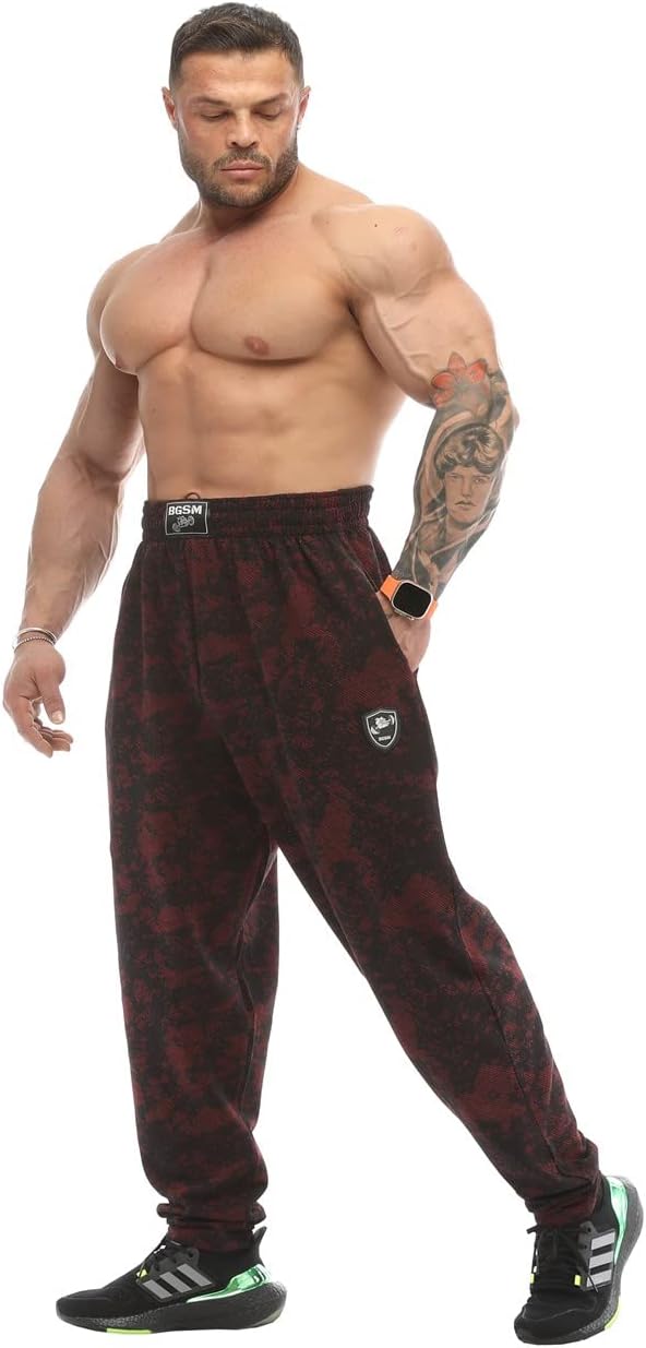 BIG SAM SPORTSWEAR COMPANY Men's Baggy Sweatpants with Pockets, Oldschool Loose Fit Gym Pants - Image 3