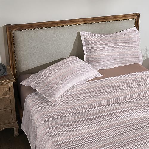Image of myTrident Shades of Comfort King Bedsheet Sets,180 TC, 100% Cotton bedsheet for Double Bed, Stella