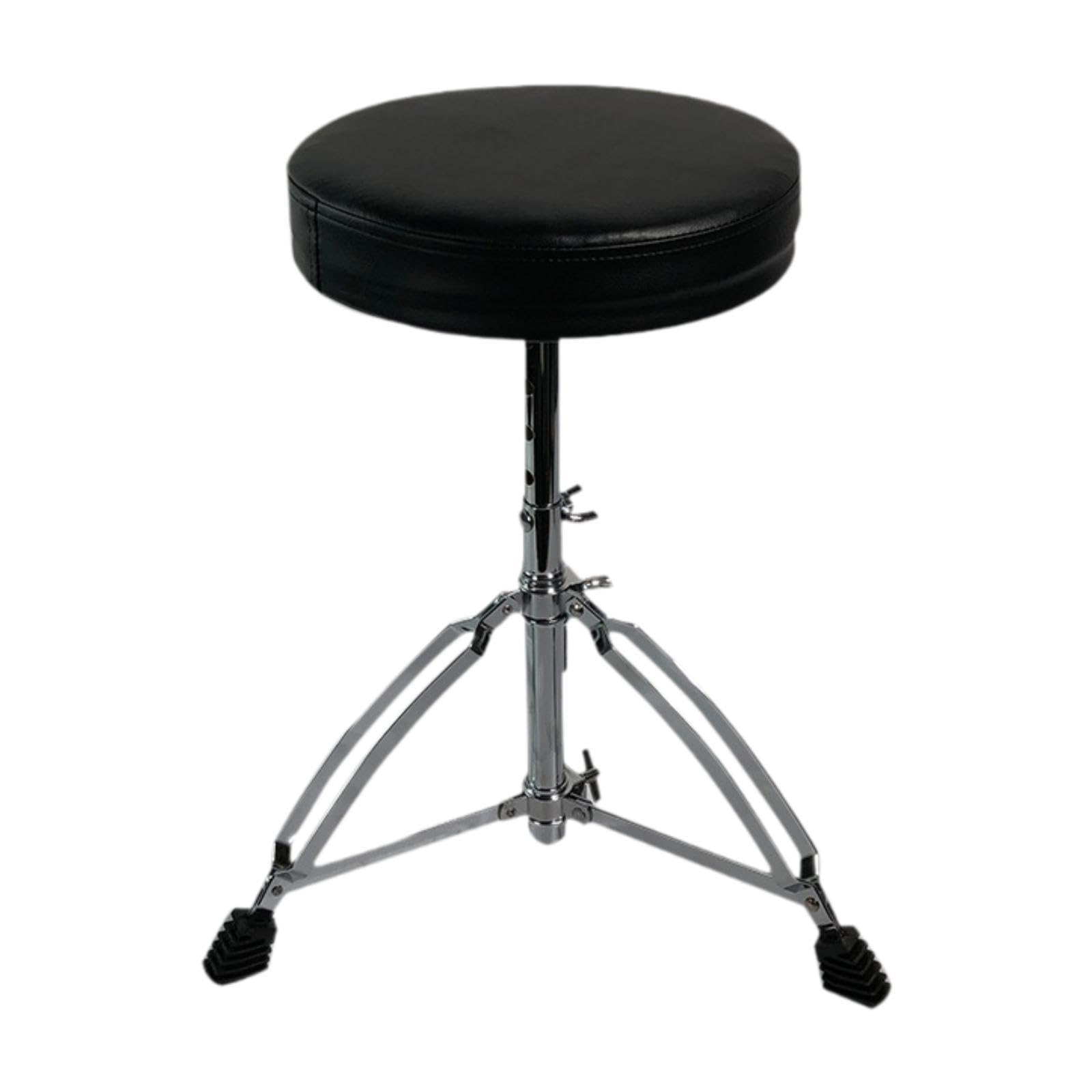Qianly Taburete de Batería con Asiento de Batería Resistente para Artistas Bateristas de Rendimiento