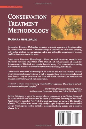 Conservation Treatment Methodology manuel de conservation - 2