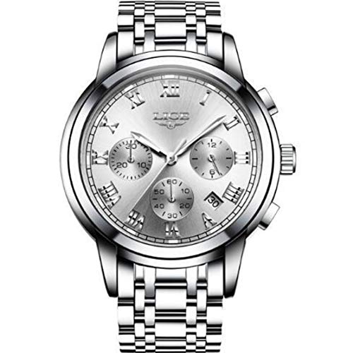 Montre quartz homme affaires avec chronographe de qualité supérieure