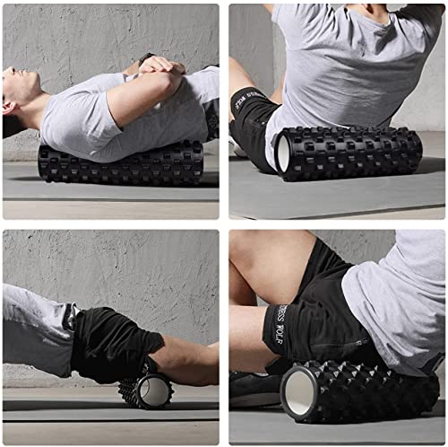 4-in-1-Foam-Roller-SetHigh-Density-Massage-Roller-with-Muscle-Roller-Stick-Exercise-Resistance-Bands-Massage-Ball-and-Free-Portable-Bagfor-Deep-Tissue-Massage-Exercise-Yoga-Pilates