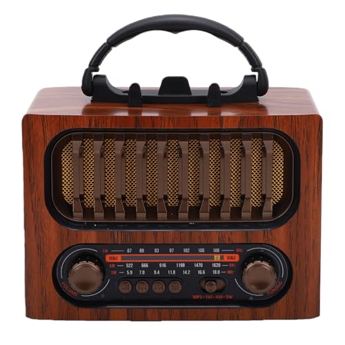 Radio retro Bluetooth Zopsc altavoz vintage portátil miniatura 6