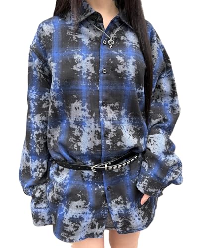 [ウィゴー] ブリーチ チェック シャツ レディース F ブルー