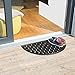 Relaxdays – Felpudo semicircular Decorativo para la Entrada del hogar, 0.5 x...