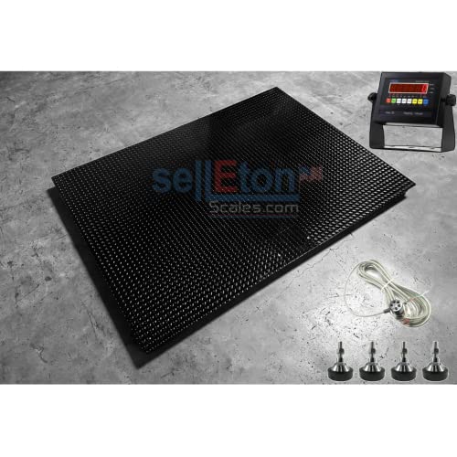 Báscula Industrial SellEton SL-5x7 2500 lbs x 0.5 lb miniatura 2