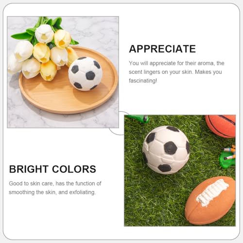 Bombas de Baño de Fútbol Alipis Ideales para Baños Relajantes en Hoteles y Viajes 3