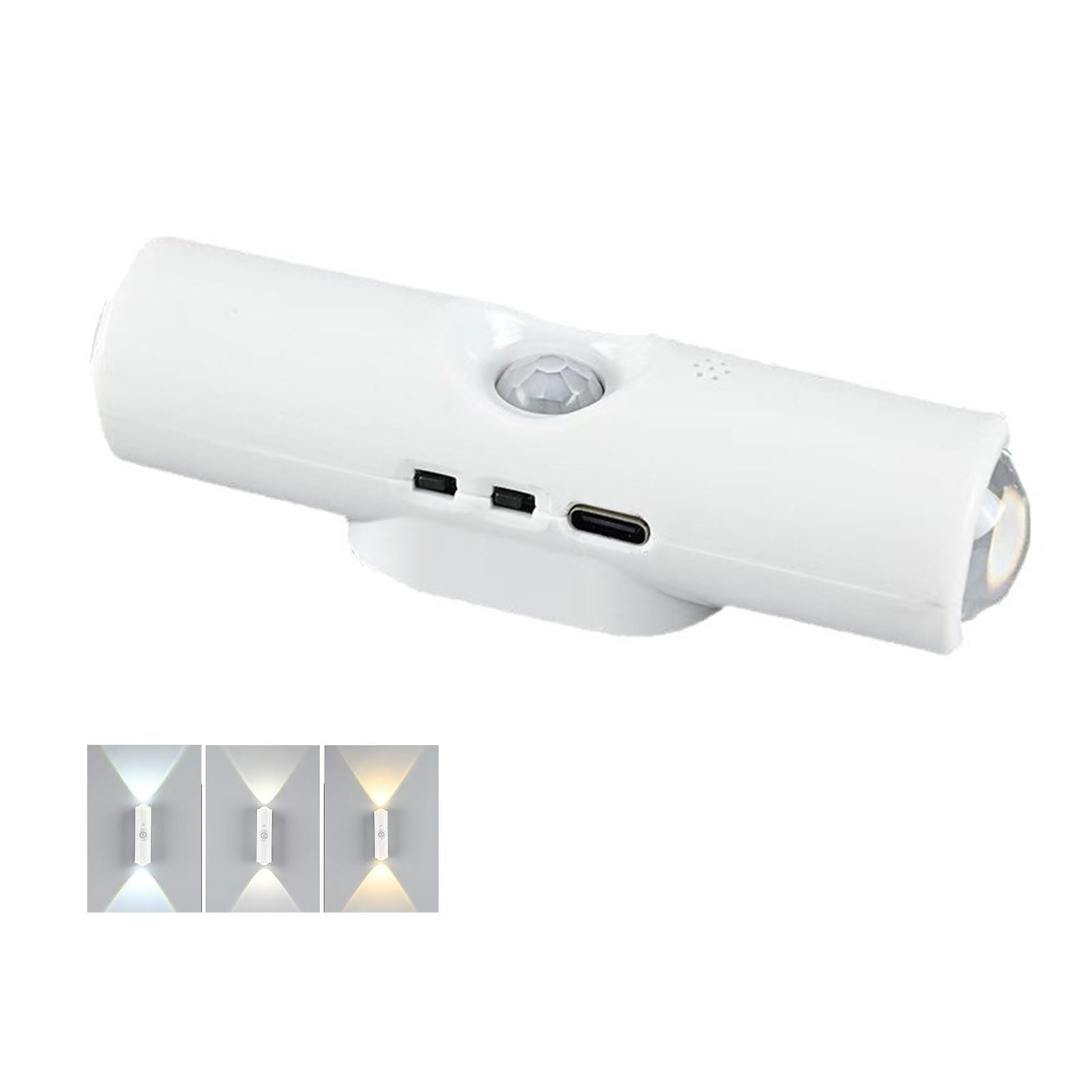 Kaeltsyn Automatic Motion Sensors Night Light with USB Rechargeable Attachment Bright LED for Home Use Battery-Free Night Light