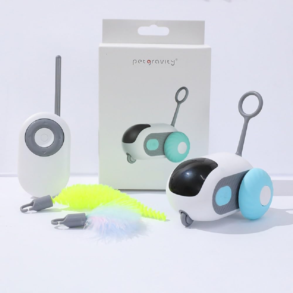 Cosas Para Gatos Bebe,Fast Mouse Gatos,Smart Cat Toy,Juguetes Gato,Juguete Interactivo Gato,Ratón Teledirigido para Gatos,Ratón Interactivo Para Gatos.Con Control Remoto,Dos Modos interactivos.Usb