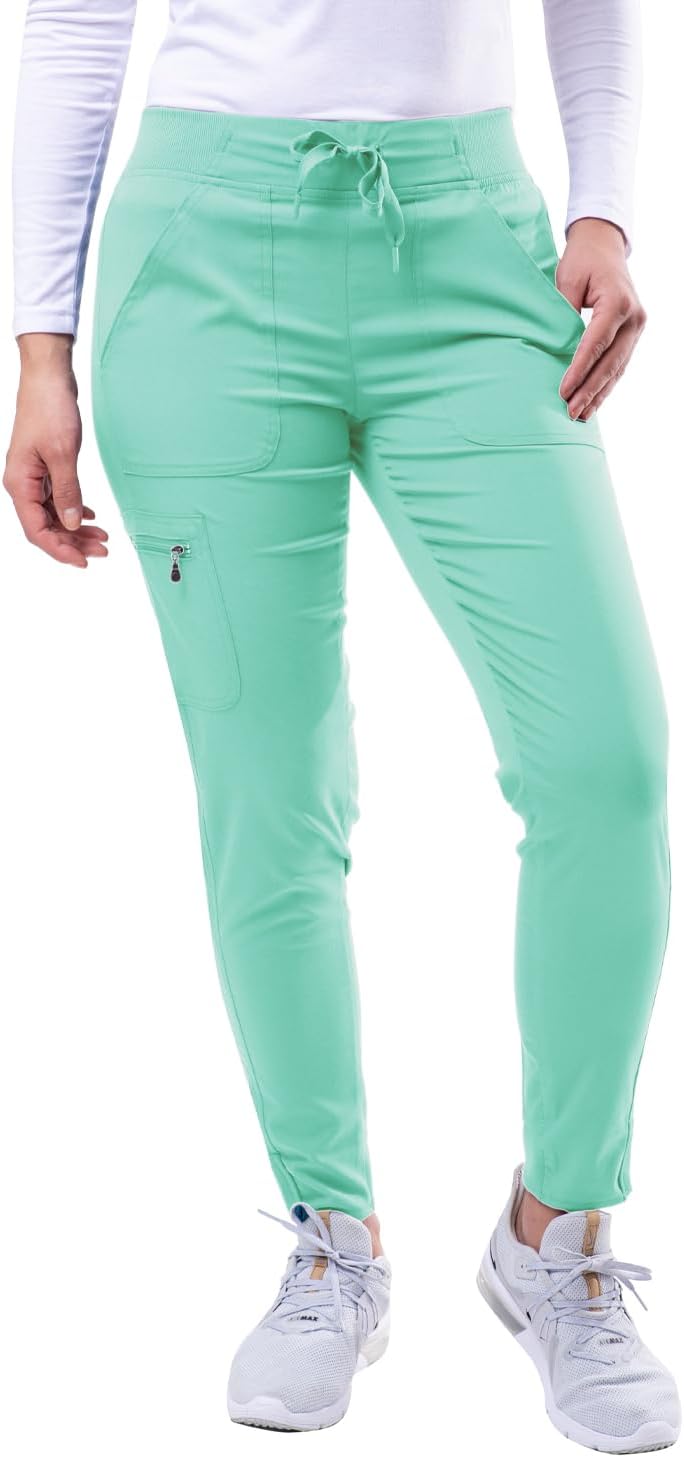 Adar Pro Scrubs for Women - Ultimate Yoga Jogger Scrub Pants
