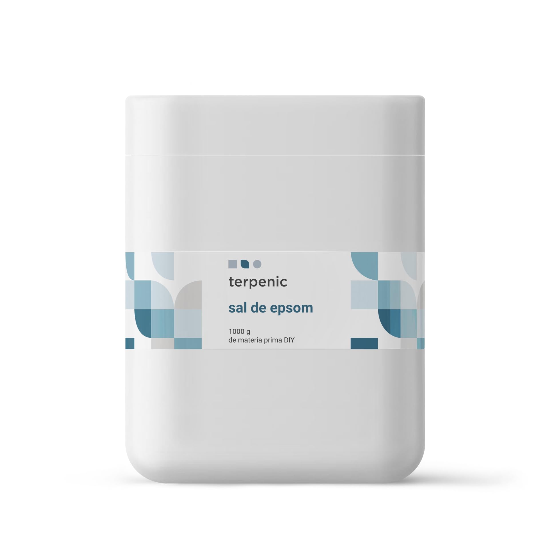 TERPENIC - Sal de Epsom (Sulfato de Magnesio) - 1000g - Uso Oral - Magnesio de alta pureza